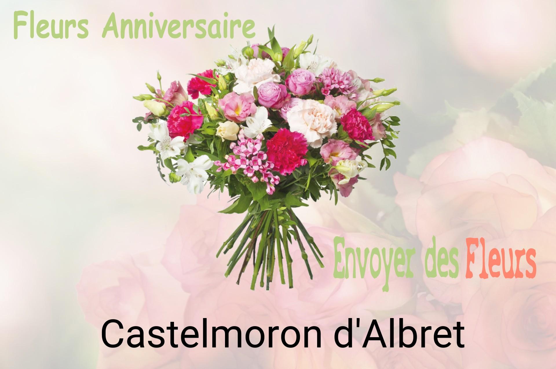 Bouquet de fleurs d’anniversaire livré à Castelmoron-d'Albret