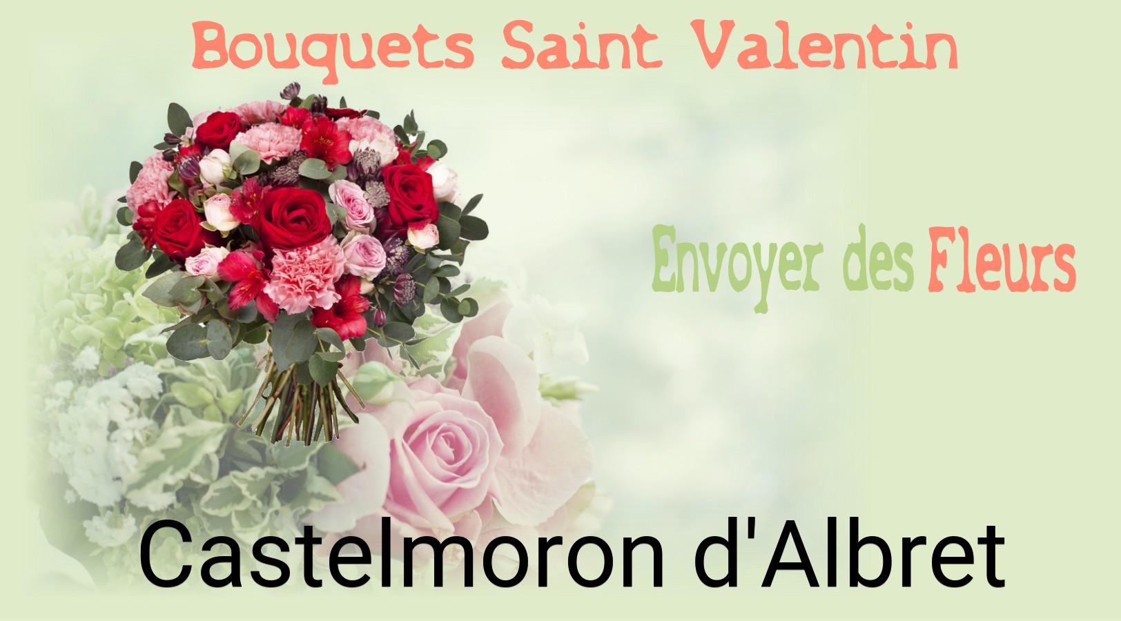 Roses de Saint-Valentin livrées à Castelmoron-d'Albret